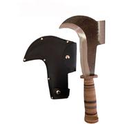 PENNATINO CACCIA RONCOLA LAMA ACCIAIO MANICO CUOIO FODERO ANGELO B.