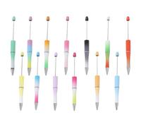 Penne a con perline, scrittura liscia, 24 penne con perline, eleganti penne a ricaricabili con colori sfumati, scrittura, forniture scolastiche per firmare i compiti a casa