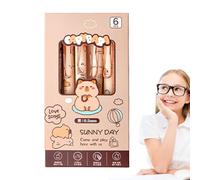 Penne a forma di animali per bambini, penne per scrittura, stile cartone animato, strumento di scrittura estetica da 0,5 mm, set ad asciugatura rapida per lavoro, donne, studenti, bambini, adolescenti
