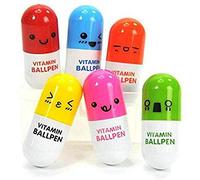 Penne a forma di faccina sorridente con vitamine, graziose e divertenti, per scuola, ufficio e famiglia, 6 pezzi