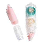 Penne A Nastro Bifacciale | 4 Pezzi Dispenser Multiuso per Artigianato - Penna A Colla Con Pressa Girevole A 360 Gradi - Ufficio Scuola Casa Arte Progetti Fotografici Album