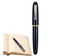 Penne a punta fine, 9019 Penna convertitore di inchiostro ad alta capacità con punta in metallo, Penna regalo portatile con clip dorata, eleganti penne stilografiche per la casa, l'aula