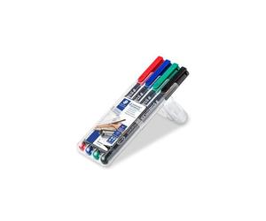 Penne a punta sintetica Staedtler Lumoco astuccio da 4 pezzi - 313 WP4