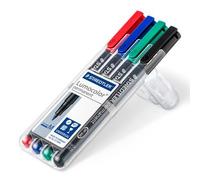 Penne a punta sintetica Staedtler Lumoco astuccio da 4 pezzi - 317 WP4