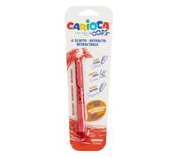 Penne a scatto cancellabili Carioca OOPS inchiostro termosensibile M 0,7 mm rosso 43042/03