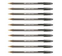 Penna a sfera con cappuccio a Cristal Large - punta 1,6mm - nero - Bic - conf. 50 pezzi Quantita min. 1