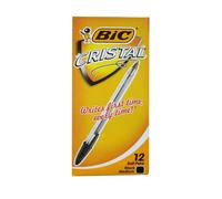 Penne a sfera Bic Cristal originali punta media da 1,0 mm, confezione da 12