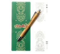 Penne a sfera in bambù dedica insegnante maestra maestro confezione regalo inclusa (Nessun bambino è...)