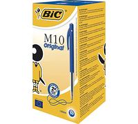 BIC M10 Original Ballpoint Pens Blue 50 Box Blue 50 Count (Pack of 1)