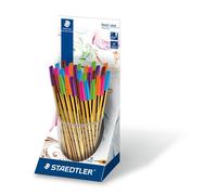 Penne a sfera Staedtler Noris Stick - 939366 Penne di colori assortiti a sfera con tratto da 0,35 mm in confezione da 30 Pz.