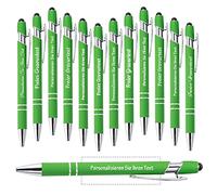 Penne a Sfera Personalizzate Penne Touch Screen, Personalizzazione del Messaggio di Testo Personalizzato, Penna Pubblicitaria Promozionale, Regalo D'affari, Fino a 300 Pezzi Opzionali