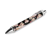 Penne a sfera retrattili a forma di teiera con tazza di tè pomeridiano a forma di tazza di fragola e cupcake, punta fine da 0,5 mm, scrittura fluida, inchiostro gel per ufficio, 1 pezzo come da foto 2