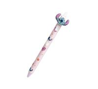 Penne A Sfera Stitch - Set Penne Colorate Con Clip 3D Personaggio | Scuola Elementare e Idee Regalo Bambini | Fantasie Assortite