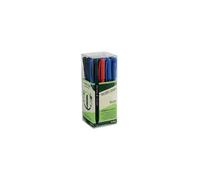 Tratto 1 Green - Penna a Sfera Ecologica, Multicolore, 24 Pezzi