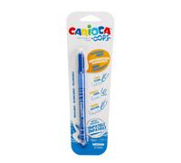 Penne cancellabili Carioca OOPS con inch blu - 43036/02