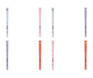 Penne Cancellotte Colourbook Set 8 Penne Gel Cancellabile 4 Blu e 4 Rosse