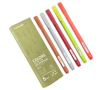 Penne colorate per scrapbooking - 5 penne colorate per notebook | Penna artistica per scrittura creativa | Pennarelli a inchiostro gel multicolore Disegno Set di cancelleria per scrittura Collezione d