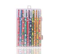 Penne Con Inchiostro Gel Nero - Set da 10 Simpatiche Penne Kawaii per Studenti e Articoli per la Scuola