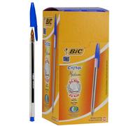 Penne Cristal BIC Blu 50 Pack - 8373609