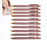 Penne cristiane, penne con bibliche su di loro | Penne a bibliche ispiratrici retrattile,Set di 10 strumenti di scrittura retrattili Favori cristiani per donne uomini, no