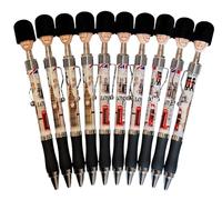 Penne da guardia, souvenir di Londra, penne da guardia britanniche, ideali per viaggiatori e amanti dell'Inghilterra, inchiostro nero per scrittura creativa a mano, set da 5, 10, 20 e 50 (10 penne)