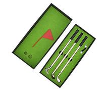 Penne da, Set di Penne da Set da Mini Campo Pratica Verde con Penne per Mazze da Palline Bandiera Mini Scatola di Giochi da Scrivania Decorazione per il Desktop