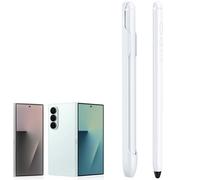 Penne di input compatibili con Samsung Galaxy Z Fold7/Fold5, S Pen sottile di ricambio per Galaxy Fold6/Fold4, Samsung Tab penne stilo + slot per S-Pen-Bianco