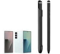 Penne di input compatibili con Samsung Galaxy Z Fold7/Fold5, S Pen sottile di ricambio per Galaxy Fold6/Fold4, Samsung Tab penne stilo + slot per S-Pen-Nero