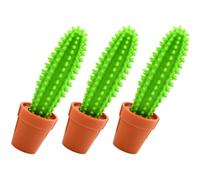 Penne di novità 3pcs, penne di cactus creative da 5, 5 pollici divertenti con tappi per la penna, gel con scritti fluidi per gli studenti della scuola per gli studenti forniture gel