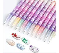 Penne di vernice per , penna da disegno per unghie Kit polacco a manicure a | Kit di design per le unghie degli strumenti per manicure per professionisti, principianti, donne, ra