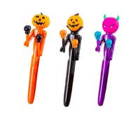 Penne divertenti per boxe, Halloween, a sfera, a forma di zucca, vampiro, zombie, carine, Babbo Natale, pupazzi di neve, 3 pezzi (A)