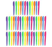 Penne evidenziatrici in classe | 48 pezzi con sei colori assortiti leggeri PP corpi per insegnanti, studenti, note di studio e codifica argomenti