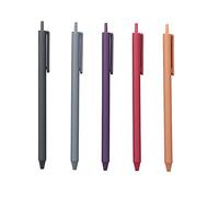 Penne gel a 5 colori, inchiostro retrattile, ad asciugatura rapida, design confortevole per scrivere, disegnare, prendere appunti, fare diario, ufficio, scuola, articoli di cancelleria, bambini