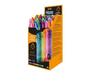 Penne gel a scatto BIC Gelocity Quick Dry 0,7 mm assortiti fun Conf. 30 pezzi -