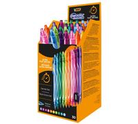Penne gel a scatto BIC Gelocity Quick Dry 0,7 mm assortiti fun Conf. 30 pezzi - 999460