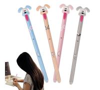 Penne gel cancellabili, 50 g, penne gel cancellabili creative, ergonomiche da 0,5 mm, 4 per l'apprendimento, mina estraibile, facile da cancellare, strumento di scrittura per studio