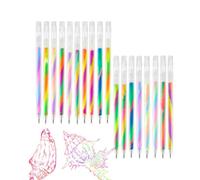 Penne Gel Colorate 18 Pezzi Gradiente Glitter Punta Fine Cancelleria | Penne Gel Neon Da Colorare Per Casa Scuola Ufficio Appunti Journaling Lavoretti Doodling Album Da Ritaglio