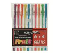 Penne gel colori profumati KOH-I-NOOR 0, conf.10 - NAGP10F