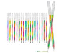 Penne Gel Multicolore 18 Pezzi Gradiente Glitter Punta Fine Cancelleria | Penna Gel Multicolore Per Casa Scuola Ufficio Appunti Journaling Lavoretti Doodling Album Da Ritaglio