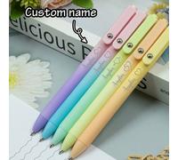 Penne gel personalizzate con nome, penne per insegnanti personalizzate, penne a sfera personalizzabili, penne Writech personalizzabili a gradiente, regali di compleanno, regali per la Festa dell'Inseg