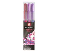 Penne Gel Sakura Gelly Roll Moonlight/Metallic/Stardust, Portafogli Di 3