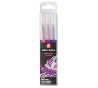 Penne Gel Sakura Gelly Roll Moonlight/Metallic/Stardust, Portafogli Di 3