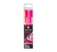Penne Gel Sakura Gelly Roll Moonlight/Metallic/Stardust, Portafogli Di 3