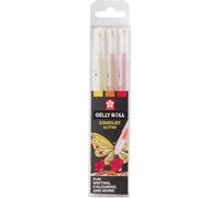 Penne Gel Sakura Gelly Roll Moonlight/Metallic/Stardust, Portafogli Di 3