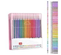 Penne Implementarch, set di penne gel glitterate, set di pennarelli gel Penna colorata per progetti fai da te e arte, scarabocchiare, fare lavori manuali e prendere appunti (36pcs)
