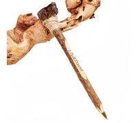 Penne In Cristallo Rustico In Legno Personalizzate, Realizzate A Mano Con Pietre Preziose Naturali, Con Incisione Personalizzata Per Regali Unici E Decorazioni Rustiche(Tea Quartz)