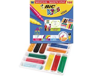 Penne In Feltro BiC Visa Con Punta Fine Confezione Da 144