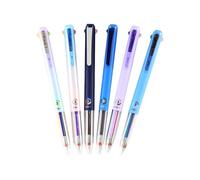 Penne in gel - Set di penne in gel | Scrivere fluidi | Penna sottile | 6 a con inchiostro liscio con 18 colori vibranti | Strumenti di scrittura a punta da 0,5 mm per progetti