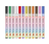 Penne Nail Design Set Strumenti Per Disegno A Punti, Dotting, Punte, Kit