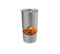 Penne Pasta Italiana Noodle Bicchiere termico in acciaio inox doppia parete